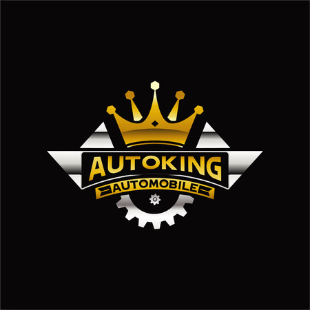 King Automobile Logo Sign Symbol Iconのイラスト素材