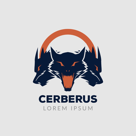 Cerberus Guard Logo Sign Symbol Iconのイラスト素材