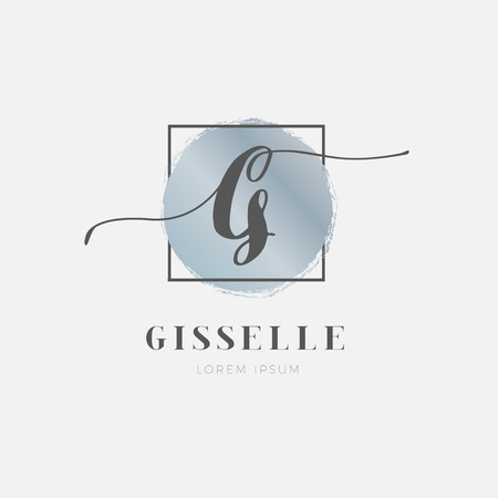 Simple Elegant Initial Letter G Logo Type Sign Symbol Iconのイラスト素材
