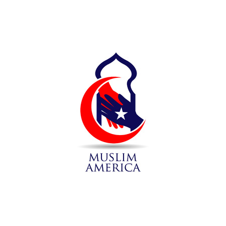 American Muslim Logo Sign Symbol Iconのイラスト素材