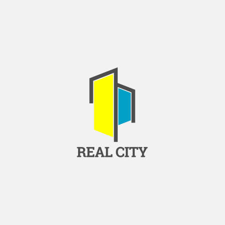 Simple Abstract City Scape Business Logo Design Templateのイラスト素材
