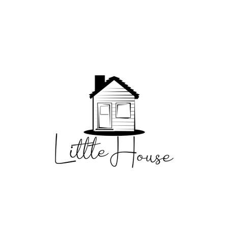 Home Little House Logo Design Templateのイラスト素材