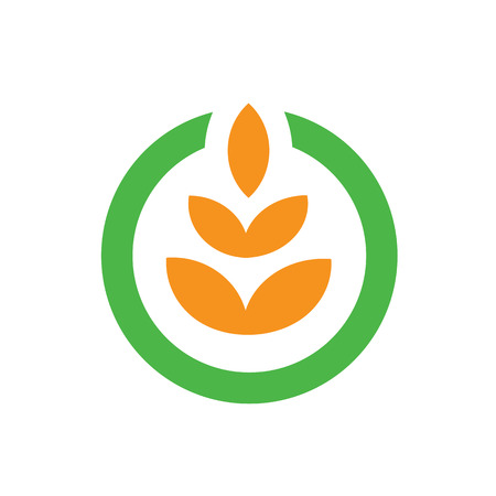 Agriculture Farming Logo Vector. Nice and Clean logo template, suitable for a creative agriculture, farm, eco, garden, etc.のイラスト素材