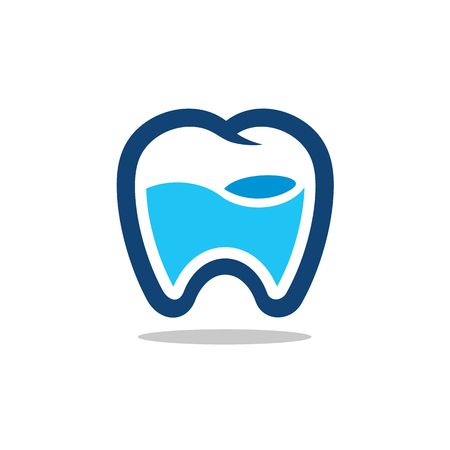 Fresh Tooth Icon, Vector Logo. Suitable for dental clinic, lab, app, medical business, etc. Available in editable EPS vector format.のイラスト素材