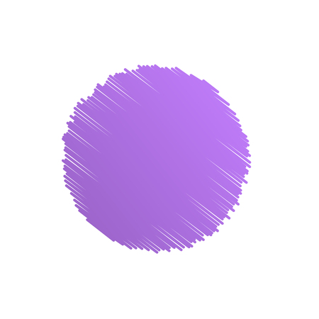 Purple Abstract Circle Scribble Background, Vector Illustrationのイラスト素材