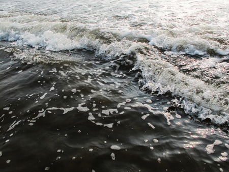 Sea or Ocean Waves Backgroundの写真素材