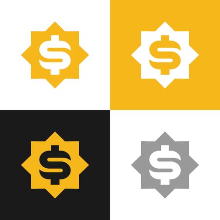 Abstract money icon, vector illustration designのイラスト素材