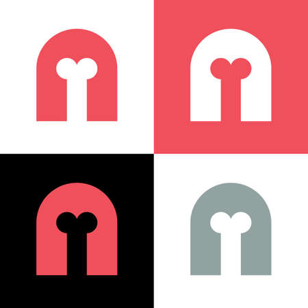 Bone logo design template elements, vector illustration designのイラスト素材