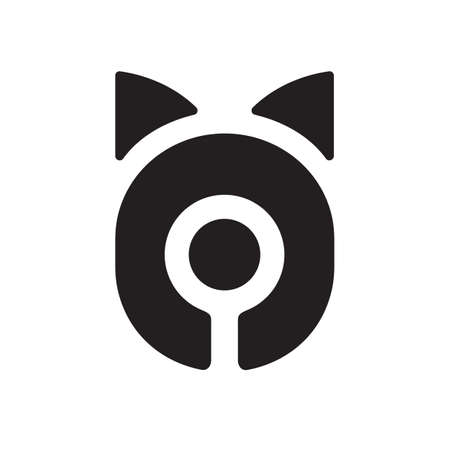 Abstract pet logo icon design template elementsのイラスト素材