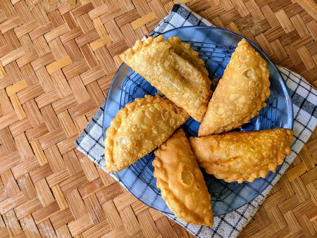 Pastel or empanada baked pastry, home made empanadas