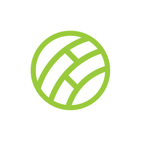 Abstract earth globe logo template, global development icon design, line art style vector illustrationのイラスト素材