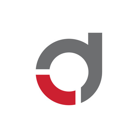Simple letter d vector logo icon design template - Vectorのイラスト素材