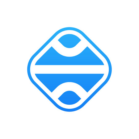 Abstract business logo icon template, vector illustration designのイラスト素材