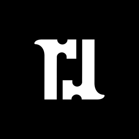 Hammer logo design template, two hammers logo vector illustration, logo elements isolated on black backgroundのイラスト素材