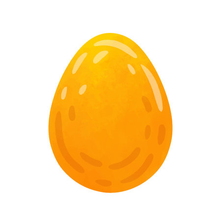 Egg illustration design template elements, egg vector image, egg hen isolated on white backgroundのイラスト素材