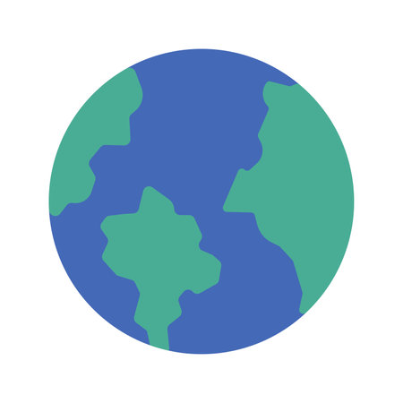 Earth vector illustration design template elements, earth clip art, clip art earth, globe clip art, clipart of a globe, isolated on white backgroundのイラスト素材