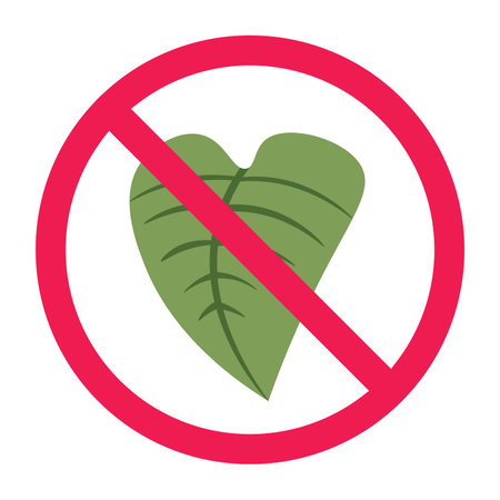 Forbidden sign with green leaf icon, not eco friendly symbol, not environmentally friendly signのイラスト素材