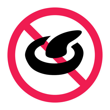 No spicy food sign, no sambal sign, gak pakai sambal, bahaya makanan pedas, gak pakai sambal, flat vector illustrationのイラスト素材