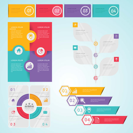 Infographic Design Elements for Your Business Vector Illustration. EPS10のイラスト素材