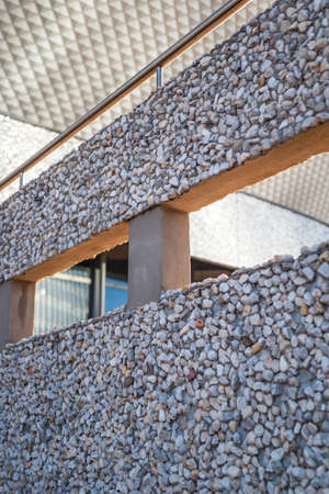 Detail of a balustrade and handrail, close-upの写真素材