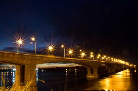 Night bridgeの写真素材