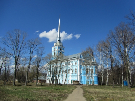The baroque temple located in parkの写真素材
