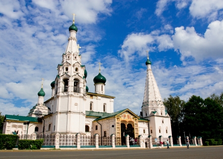 The centrel temple of Yaroslavlの写真素材