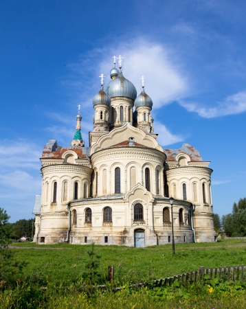 Temple of the Divine Savior of the image in the village Kukobaの写真素材