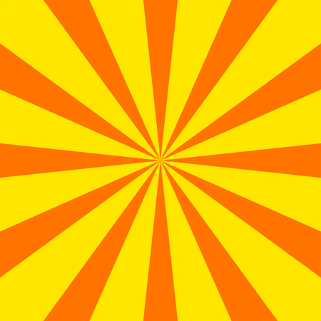 Simple radial sunray vector background, eps 8のイラスト素材