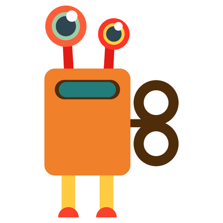 robot icon design Vector illustration.のイラスト素材
