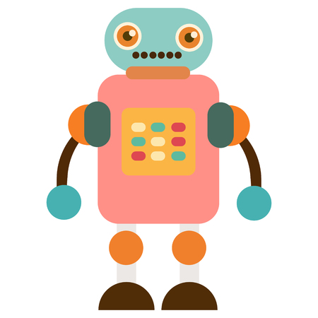 robot icon design Vector illustration.のイラスト素材