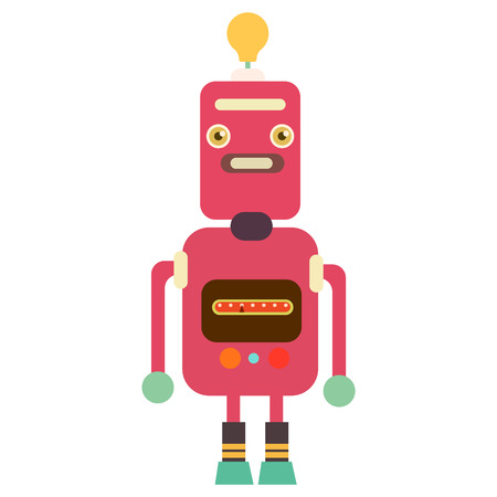 robot icon design Vector illustration.のイラスト素材