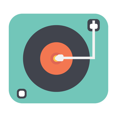 music digital iconのイラスト素材