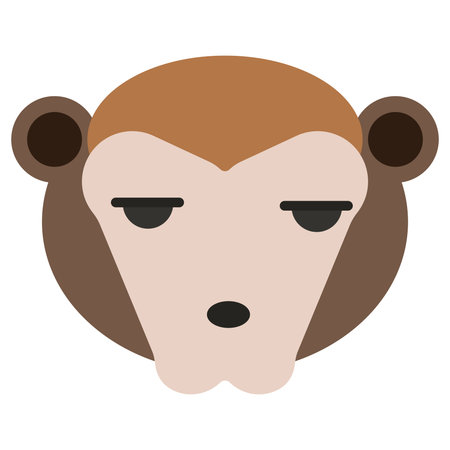 Animal africa icon flatのイラスト素材