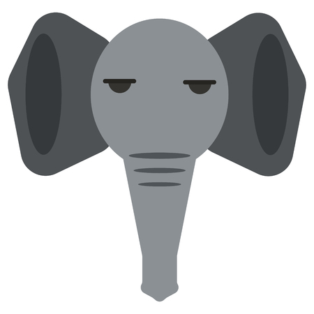 animal africa icon flatのイラスト素材