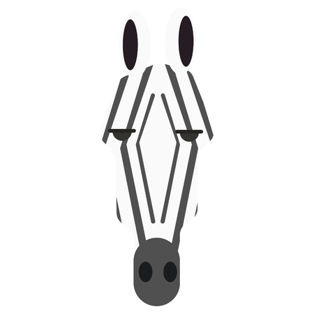 animal africa icon flatのイラスト素材