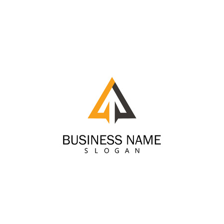 Triangle business logo vectorのイラスト素材