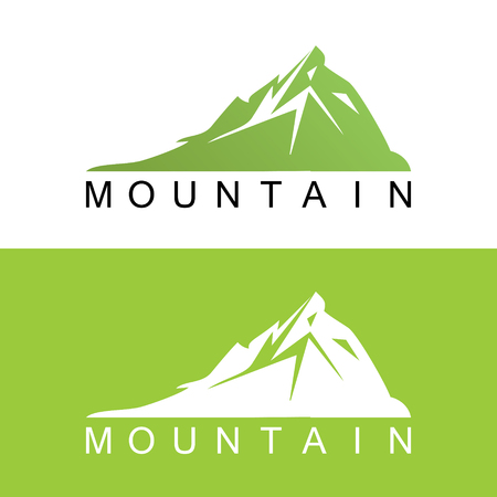 Green mountain logoのイラスト素材
