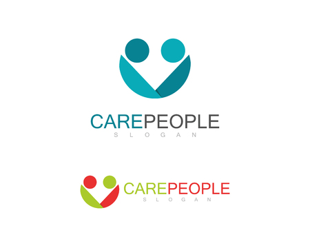 care people logoのイラスト素材