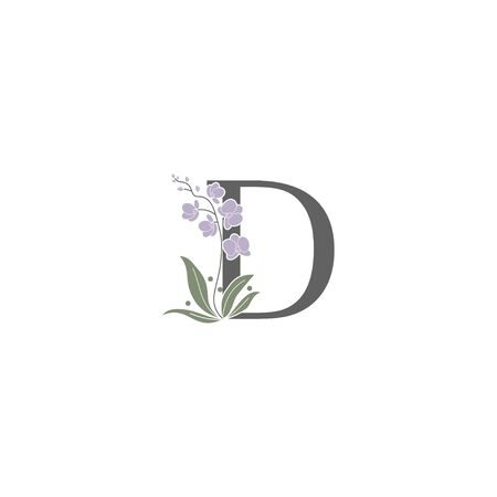 Letter D logo icon design template elementsのイラスト素材