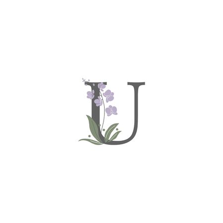 Letter U logo icon design template elementsのイラスト素材