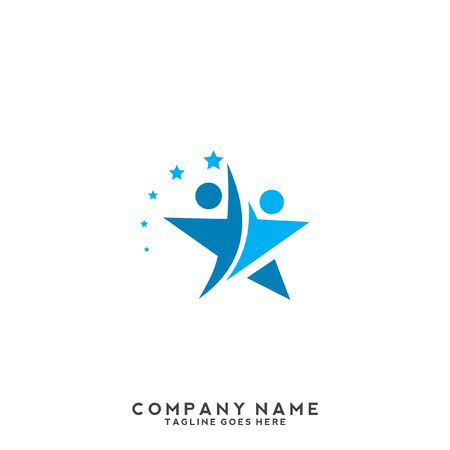 Abstract logo. Minimalistic logo design. Creative logo. Beautiful and simple element.のイラスト素材