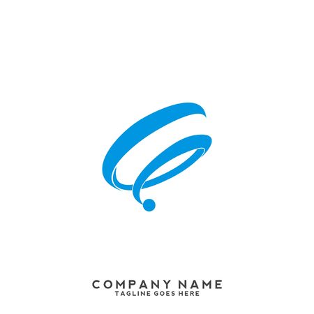 Abstract logo. Minimalistic logo design. Creative logo. Beautiful and simple element.のイラスト素材
