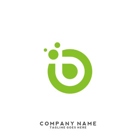 Letter B logo icon design template elementsのイラスト素材