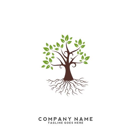 tree vector icon. logo design elements.のイラスト素材
