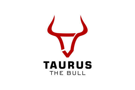 Letter J logo, Bull logo,head bull logo, monogram Logo Design Templateのイラスト素材