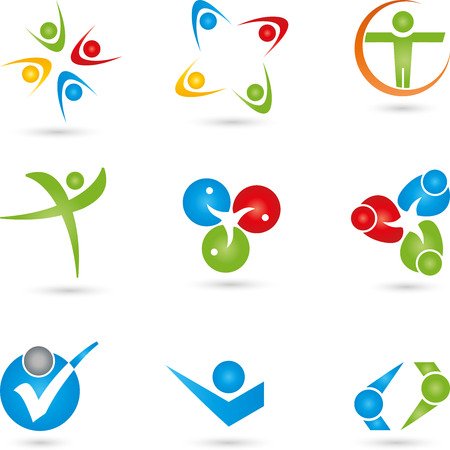 People, people, illustrationのイラスト素材