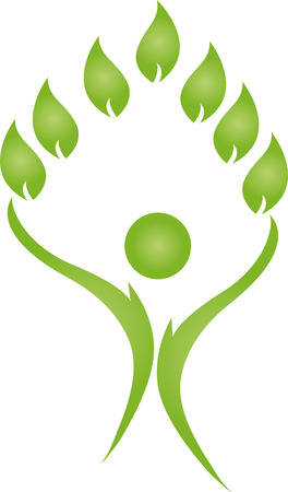 Human, Leaves, Alternative Therapists, illustrationのイラスト素材