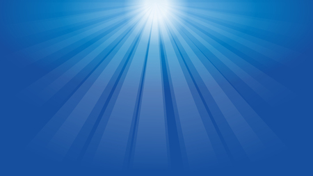 Beams of light, blue, sun, sky, backgroundのイラスト素材