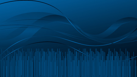 Waves, Dynamic, Technology, Backgroundのイラスト素材